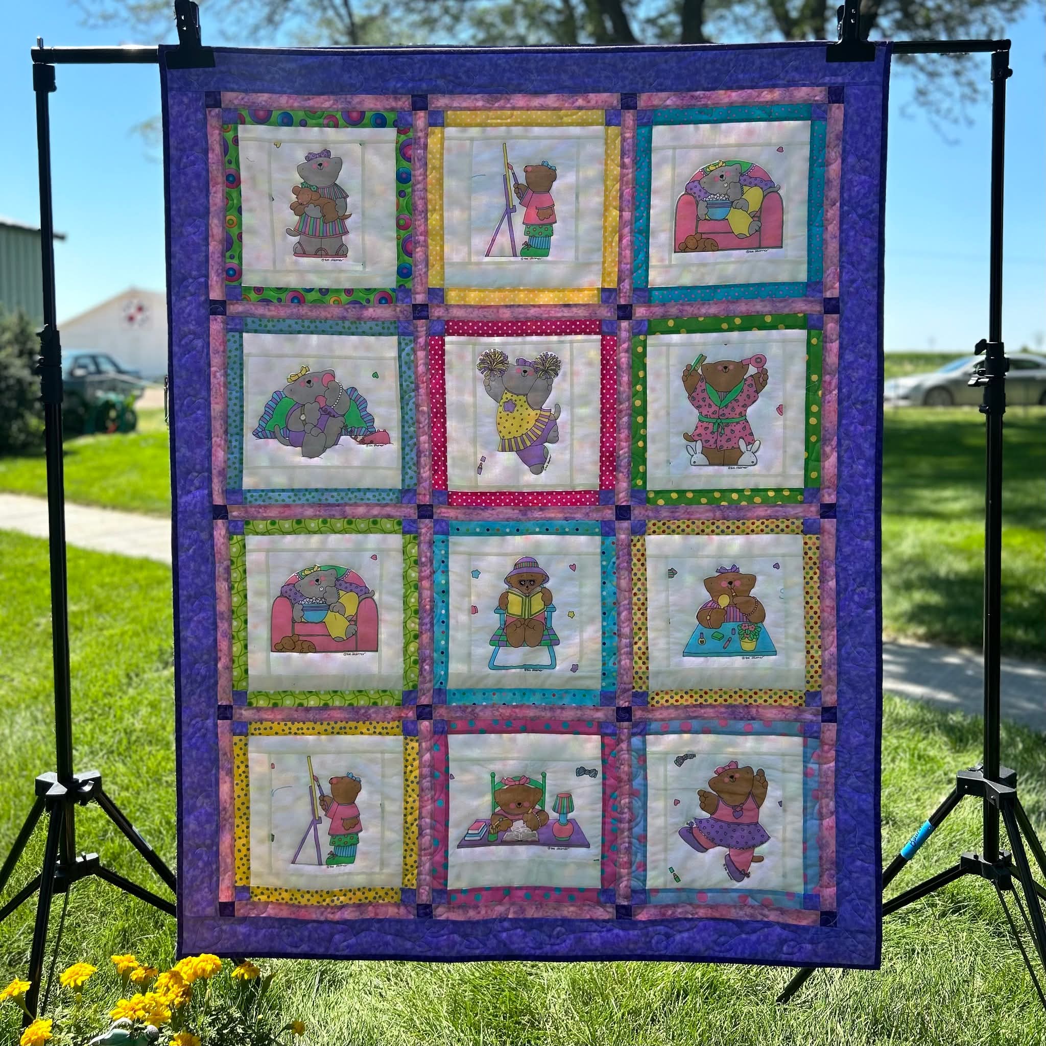 Framed Bears Quilt